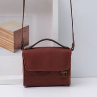 Image 1 of Little Lunch Purse in terracotta