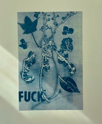 "Fuck" Monoprint