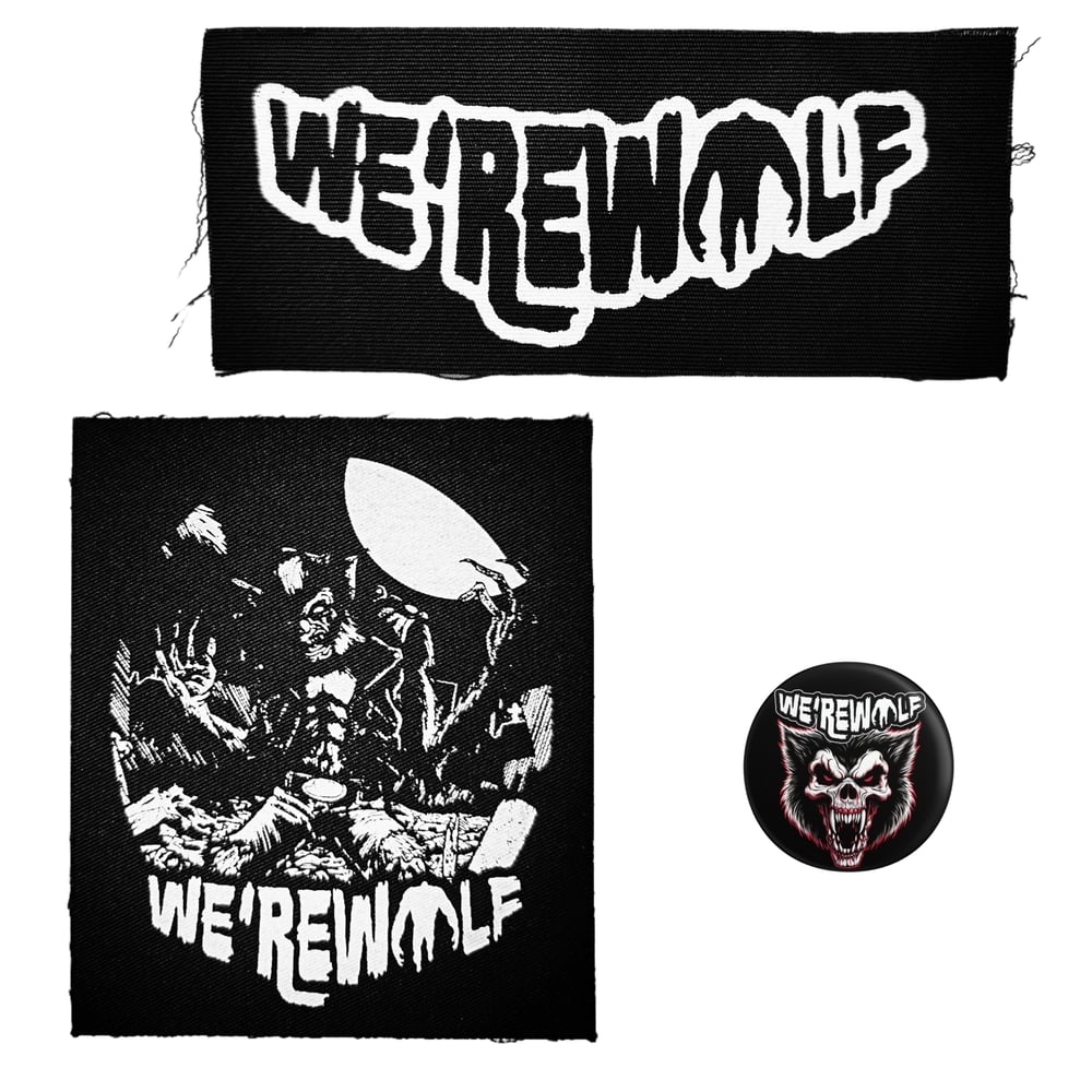 Image of NEW! Rest In Pieces Patch / Button