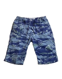 DOMEstics. Tiger Stripe Shorts blue