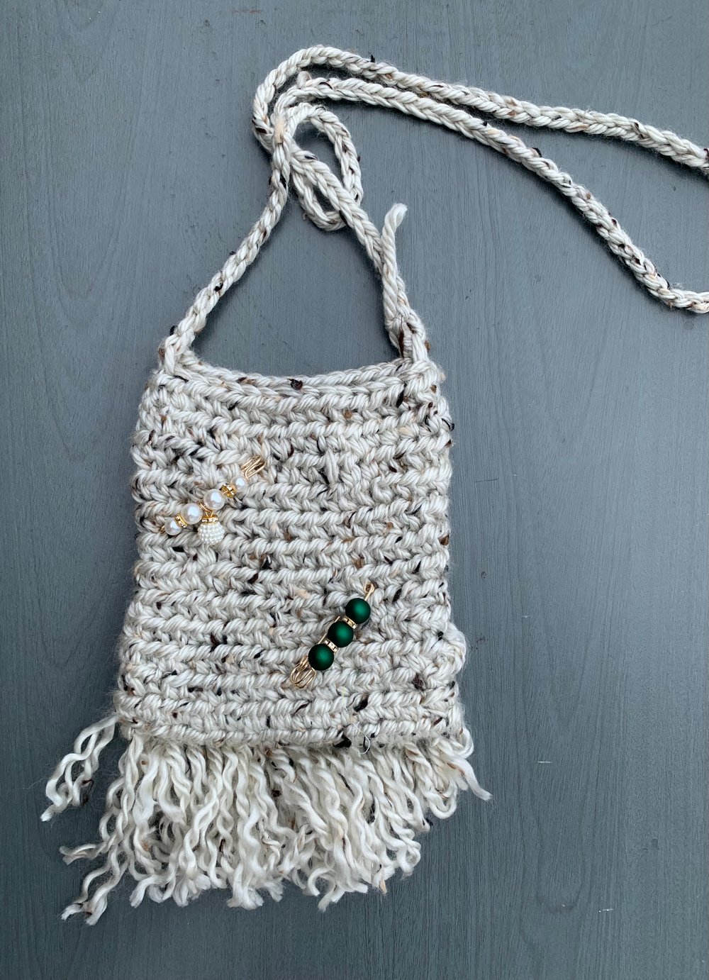 Image of Crochet Shoulder Boho Bag