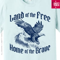 Image 2 of Land of the Free, Home of the Brave Unisex T-Shirt