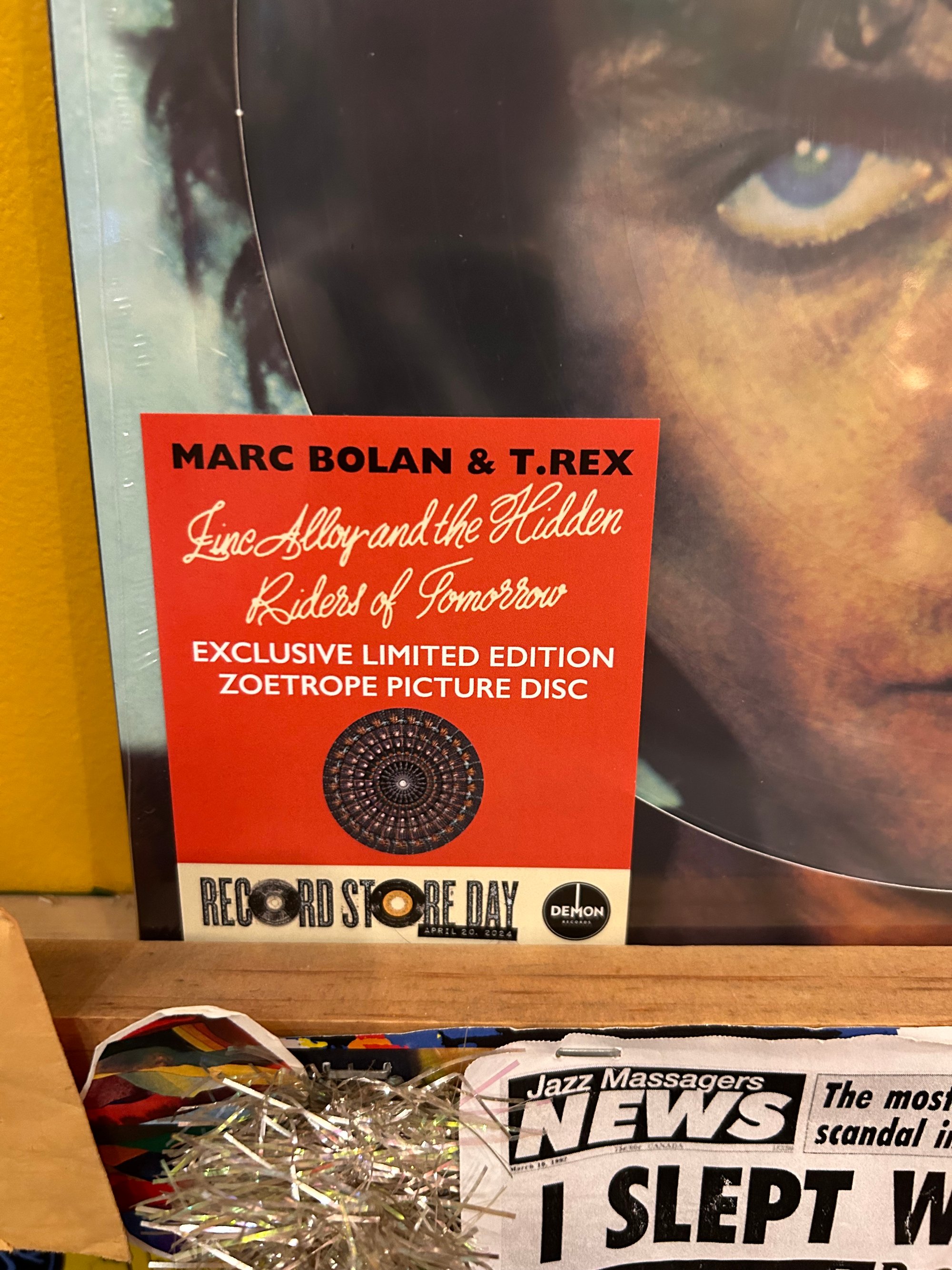 Marc Bolan & T Rex “Zinc Alloy” RSD Exclusive Picture Disk