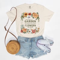 Image 4 of "Your Mind Is A Garden" Vintage Wash Graphic Tee | Comfort Colors | 3 Options