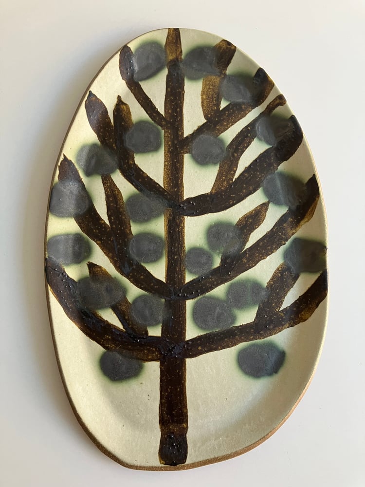 Image of oval tree platter