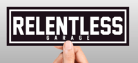 Image 6 of Relentless Garage Box Sticker - NEW!