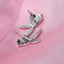 Playboy Rhinestone Stud Earrings