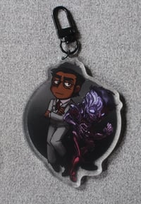 Image 2 of Two Face / Harvey Dent 2 sided Acrylic keychain