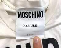 Image 3 of Moschino by Jeremy Scott shirt happens tee, size XS (fits M)