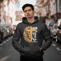 Image 1 of MAN OF FAITH # 1 HOODIE