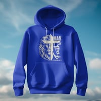 Image 1 of MAN OF FAITH # 2 HOODIE