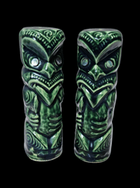 Image 1 of Vintage Maori Salt & Pepper Shakers FREE SHIPPING 