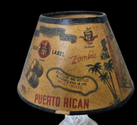 Image 3 of Vintage Carioca Rum Bottle Lamp FREE SHIPPING 