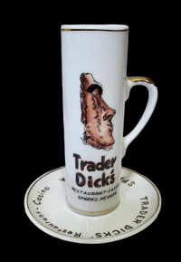 Image 1 of Vintage Trader Dick's Demitasse Cup w/Saucer FREE SHIPPING 