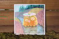 Duckie Rain (Sharing Boba, Version 2) - Art Print