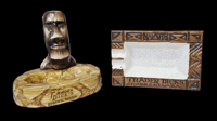 Image 1 of Vintage Set of Trader Dick's Ashtrays FREE SHIPPING 