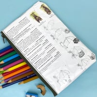 Image 2 of Mammals: Bats, Book Page Pencil Case