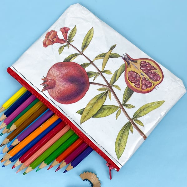 Image of Pomegranate Book Page Pencil Case