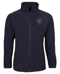 Unisex Navy Blue Polar Fleece Full Zip Jacket (price before tax)