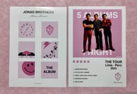 Image 2 of [PRINTS] Jonas Brothers A5 Posters