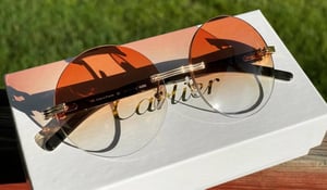 Image of AUTHENTIC CARTIER CT0286O 003 - [MIXED HORN] CUSTOM 015