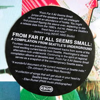 Image 5 of From Far It All Seems Small: A Compilation From Seattle's Underground LP