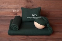 Image 3 of Newborn set green fur