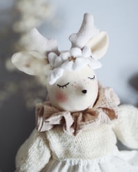 Image 2 of Deer Doll with flower rattle 