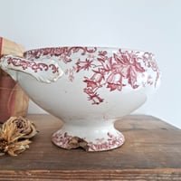 Image 2 of Stunning Worn&Weathered Raspberry Soupière