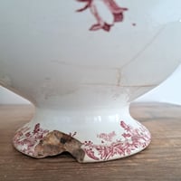 Image 3 of Stunning Worn&Weathered Raspberry Soupière