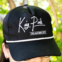 King Pink Logo Rope Hat (Black)