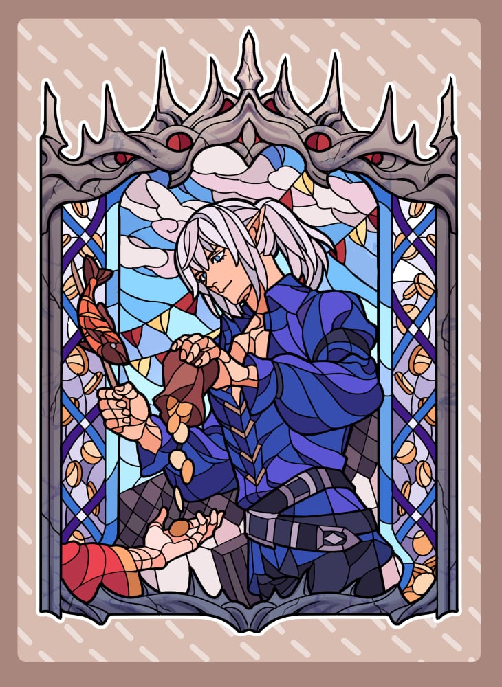 Image of Pre-Order FF14 Stained Glass