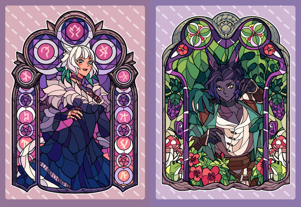 Image of Pre-Order FF14 Stained Glass