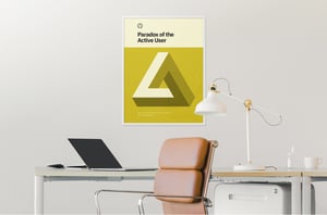 Paradox of the Active User Poster