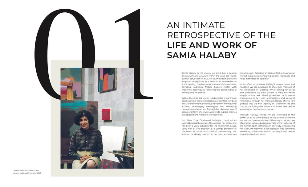 Image of Being Samia Halaby Issue #68
