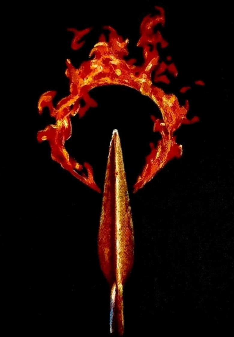 Image of Fuil Arsa( Lugh's Spear) Original painting.