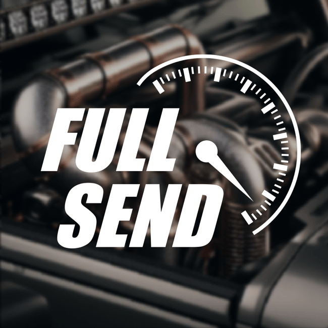 'Full Send' Sticker