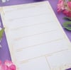 Vines Weekly Planner Notepad - Yellow