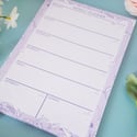 Vines Weekly Planner Notepad - Lilac