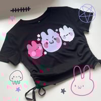 Image 1 of Three Buns Crop Top (made 2 order) (available in pink too)