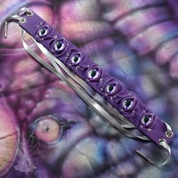 Image 5 of Biblically Accurate Choker - Purple Heptacle