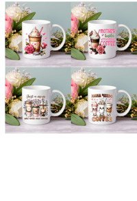 MOM Coffee Sublimation 15 oz. Ceramic Mug. 