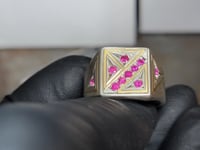 Image 3 of Ruby Signet Ring