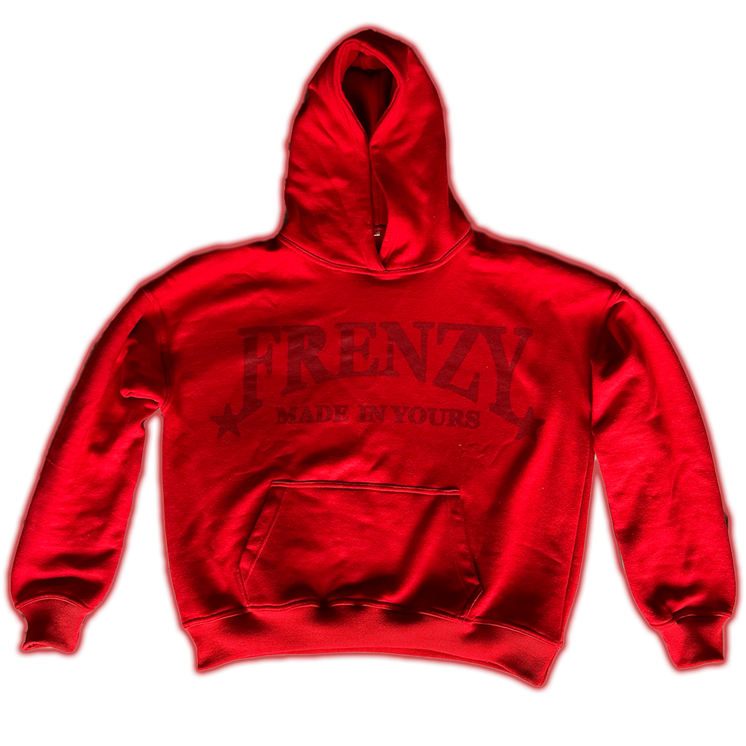 FRENZY BOX HOOD RED