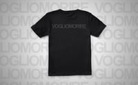 VOGLIO MORIRE DARK GRAY ON BLACK T- SHIRT