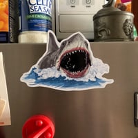 Image 2 of JAWS Open Mouth FRIDGE MAGNET