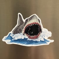 Image 4 of JAWS Open Mouth FRIDGE MAGNET