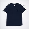 #149 BT-07 'B' EMBROIDERY TEE navy heavy jersey (size M)