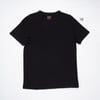 #148 BT-07 'B' EMBROIDERY TEE black heavy jersey (size M)