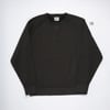 #129 BS-09 CREW NECK slate garment dyed brushed fleece (size M/L)